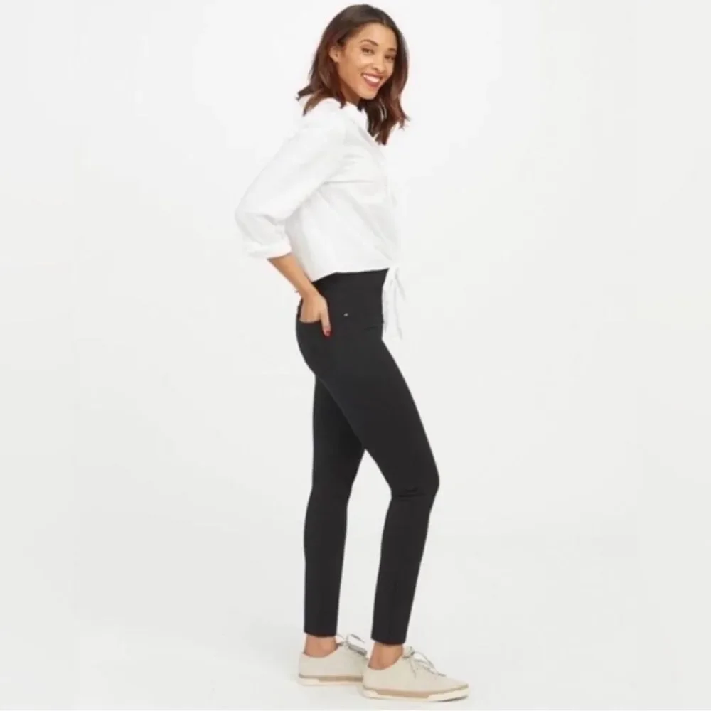 Spanx The Perfect Ankle Pants Ponte Black S